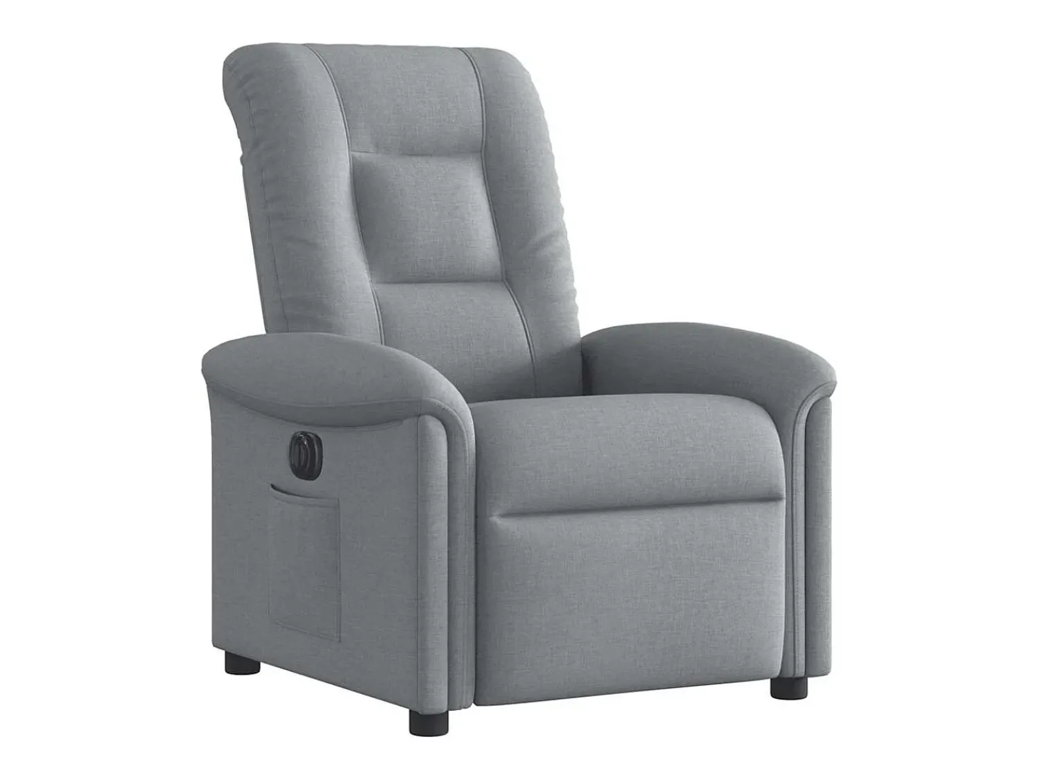 Clearance Poltrona Confortável | Poltrona reclinável elétrica tecido -claro SHL606006 Cinzento