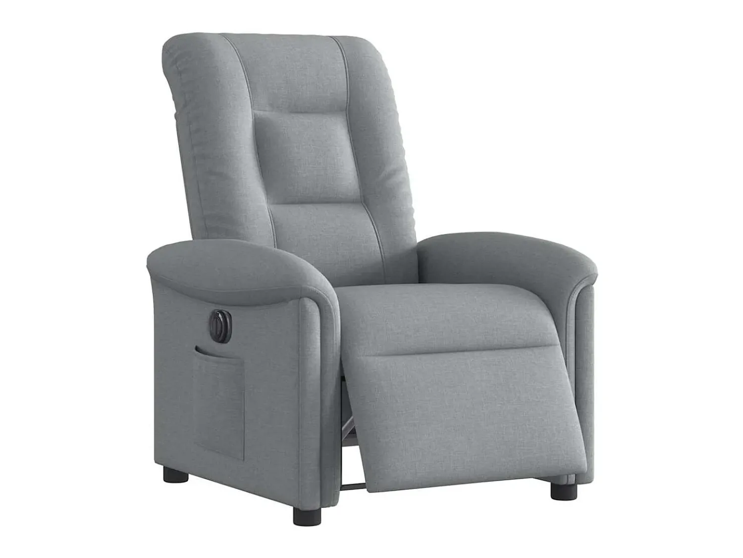 Clearance Poltrona Confortável | Poltrona reclinável elétrica tecido -claro SHL606006 Cinzento