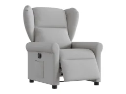 Poltrona| Poltrona Confortável | Poltrona reclinável elétrica tecido -nublado SHL342605 Cinzento