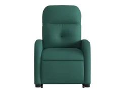 Poltrona| Poltrona Confortável | Poltrona reclinável elevatória elétrica tecido verde-escuro SHL425744 Verde pinho