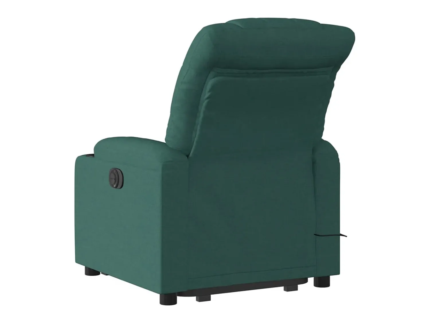 Poltrona Confortável | Poltrona reclinável elevatória de massagens tecido verde-escuro SHL986359^ Poltrona