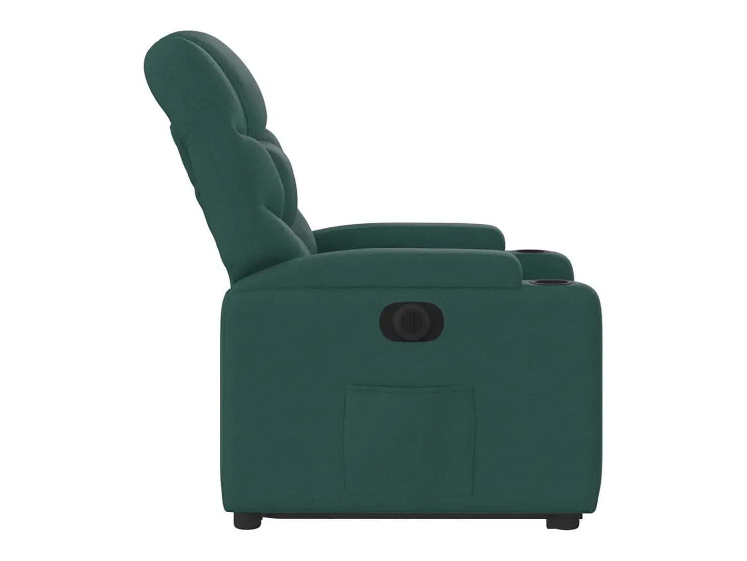 Poltrona| Poltrona Confortável | Poltrona reclinável elevatória elétrica tecido verde-escuro SHL35809 Verde pinho