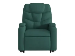 Poltrona| Poltrona Confortável | Poltrona reclinável elevatória elétrica tecido verde-escuro SHL35809 Verde pinho