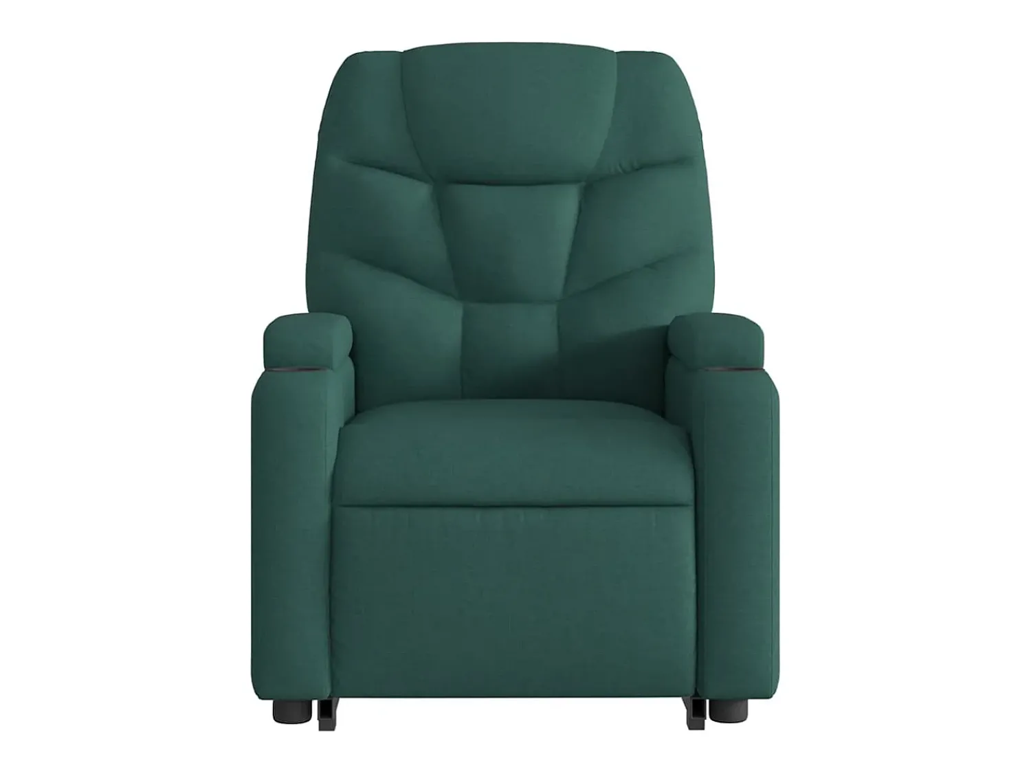 Poltrona| Poltrona Confortável | Poltrona reclinável elevatória elétrica tecido verde-escuro SHL35809 Verde pinho