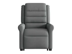 Online Poltrona Confortável | Poltrona reclinável elevatória elétrica tecido cinzento-escuro SHL778047 Cinza antracite