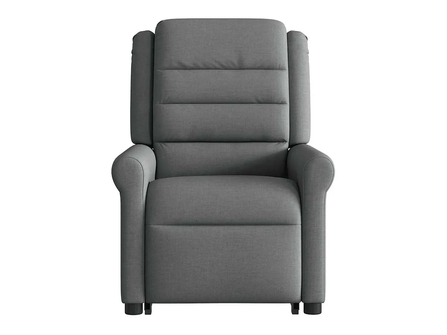 Online Poltrona Confortável | Poltrona reclinável elevatória elétrica tecido cinzento-escuro SHL778047 Cinza antracite