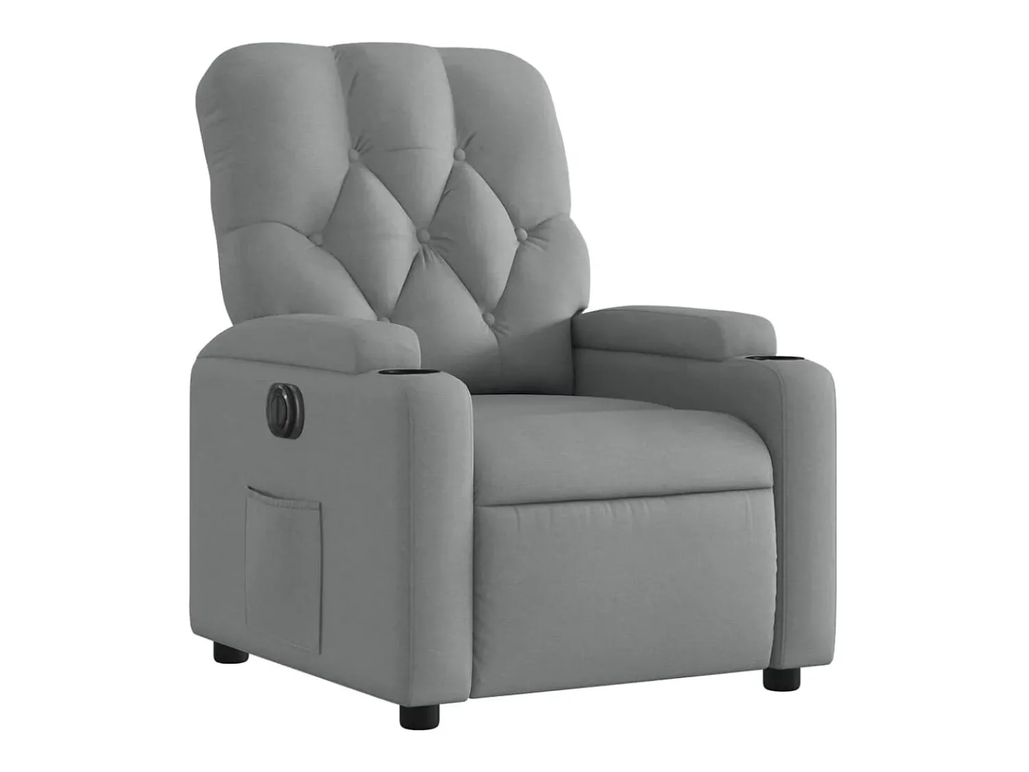 Poltrona* Poltrona Confortável | Poltrona reclinável elétrica tecido -claro SHL538704 Cinzento