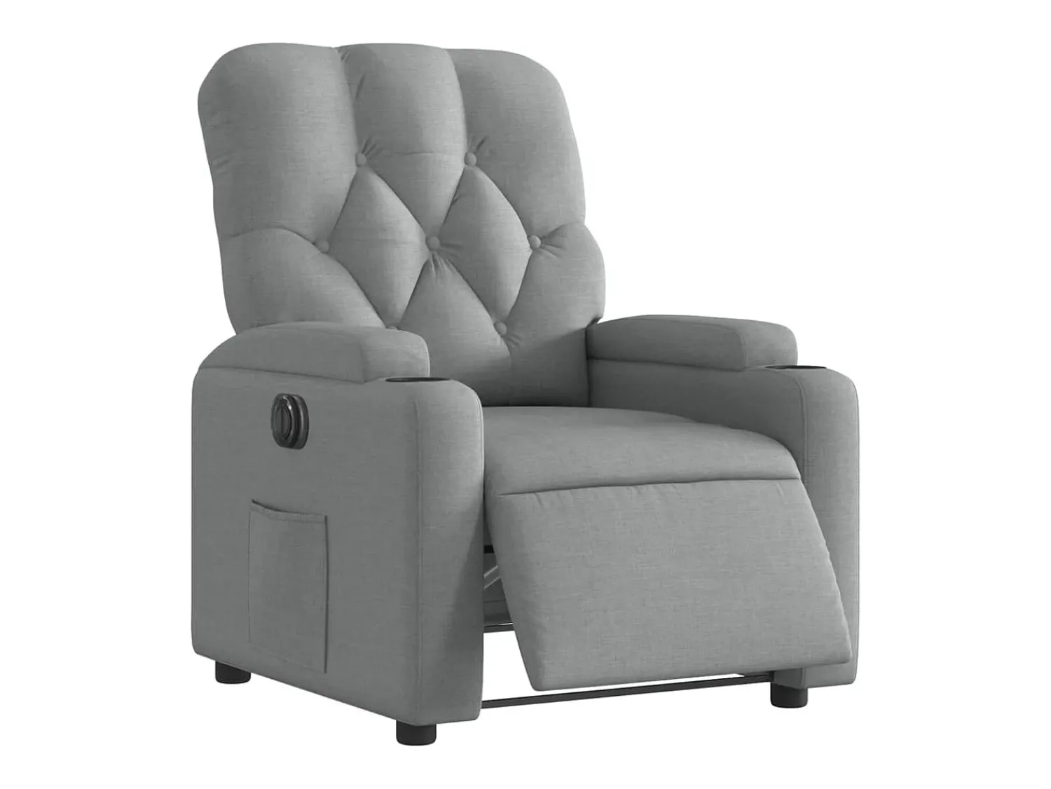 Poltrona* Poltrona Confortável | Poltrona reclinável elétrica tecido -claro SHL538704 Cinzento