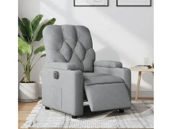 Poltrona* Poltrona Confortável | Poltrona reclinável elétrica tecido -claro SHL538704 Cinzento