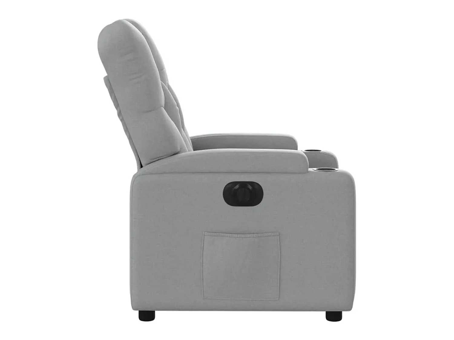 Poltrona* Poltrona Confortável | Poltrona reclinável elétrica tecido -claro SHL538704 Cinzento