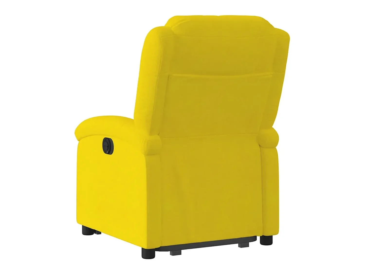 Poltrona| Poltrona Confortável | Poltrona reclinável elevatória veludo SHL277039 Amarelo