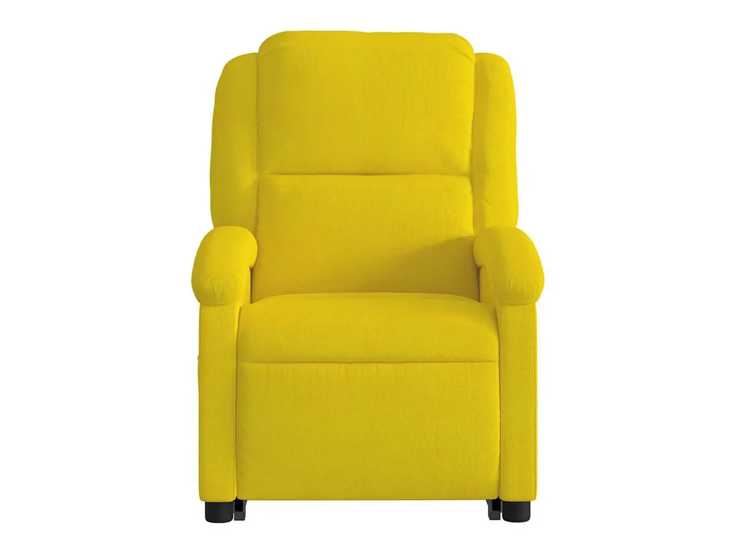 Poltrona| Poltrona Confortável | Poltrona reclinável elevatória veludo SHL277039 Amarelo