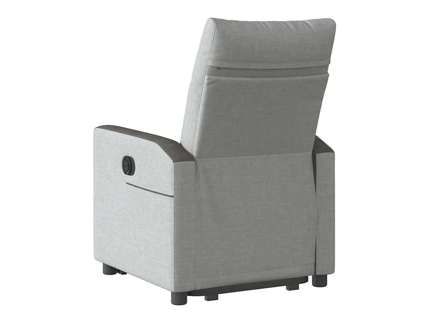 Best Poltrona Confortável | Poltrona reclinável elevatória tecido -nublado SHL106104 Cinzento