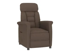 Poltrona| Poltrona Confortável | Poltrona Reclinável Marrom escuro 70.5x96.5x95 cm SHL998759 Castanho