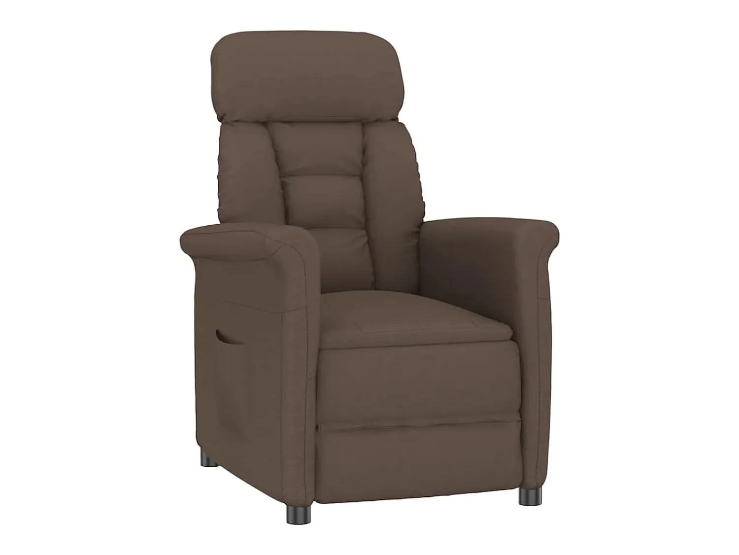 Poltrona| Poltrona Confortável | Poltrona Reclinável Marrom escuro 70.5x96.5x95 cm SHL998759 Castanho