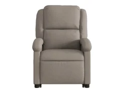 Poltrona| Poltrona Confortável | Poltrona reclinável elevatória tecido cinzento-acastanhado SHL130161 Taupe
