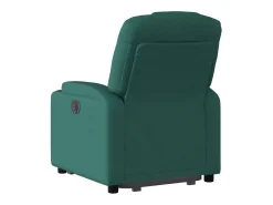 Poltrona* Poltrona Confortável | Poltrona reclinável elevatória tecido verde-escuro SHL710661 Verde pinho
