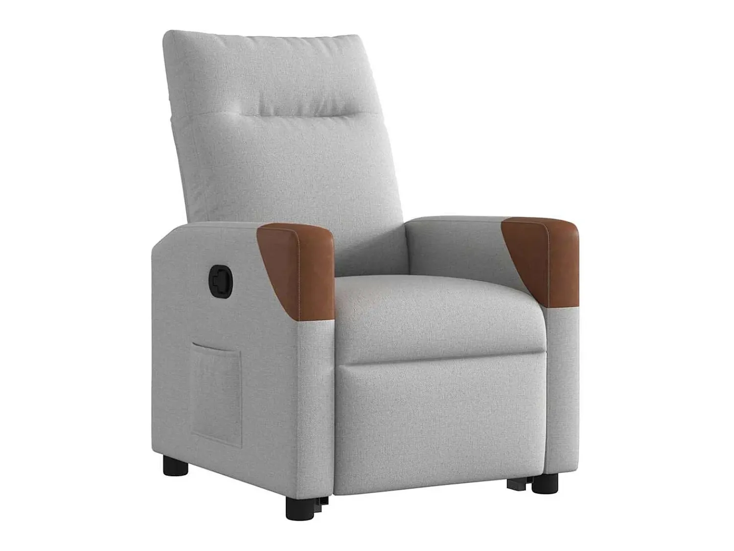 Poltrona| Poltrona Confortável | Poltrona reclinável elevatória tecido -nublado SHL47280 Cinzento