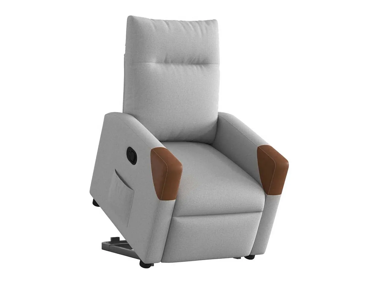 Poltrona| Poltrona Confortável | Poltrona reclinável elevatória tecido -nublado SHL47280 Cinzento