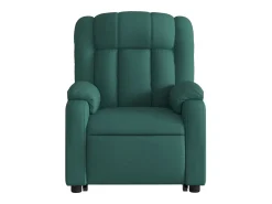 Poltrona| Poltrona Confortável | Poltrona reclinável elevatória tecido verde-escuro SHL493650 Verde pinho
