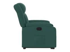 Poltrona| Poltrona Confortável | Poltrona reclinável elevatória tecido verde-escuro SHL493650 Verde pinho