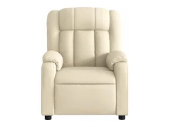 Poltrona| Poltrona Confortável | Poltrona reclinável elétrica tecido cor SHL389614 Creme