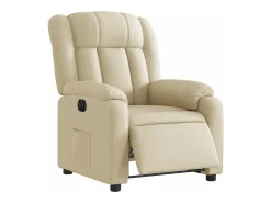 Poltrona| Poltrona Confortável | Poltrona reclinável elétrica tecido cor SHL389614 Creme