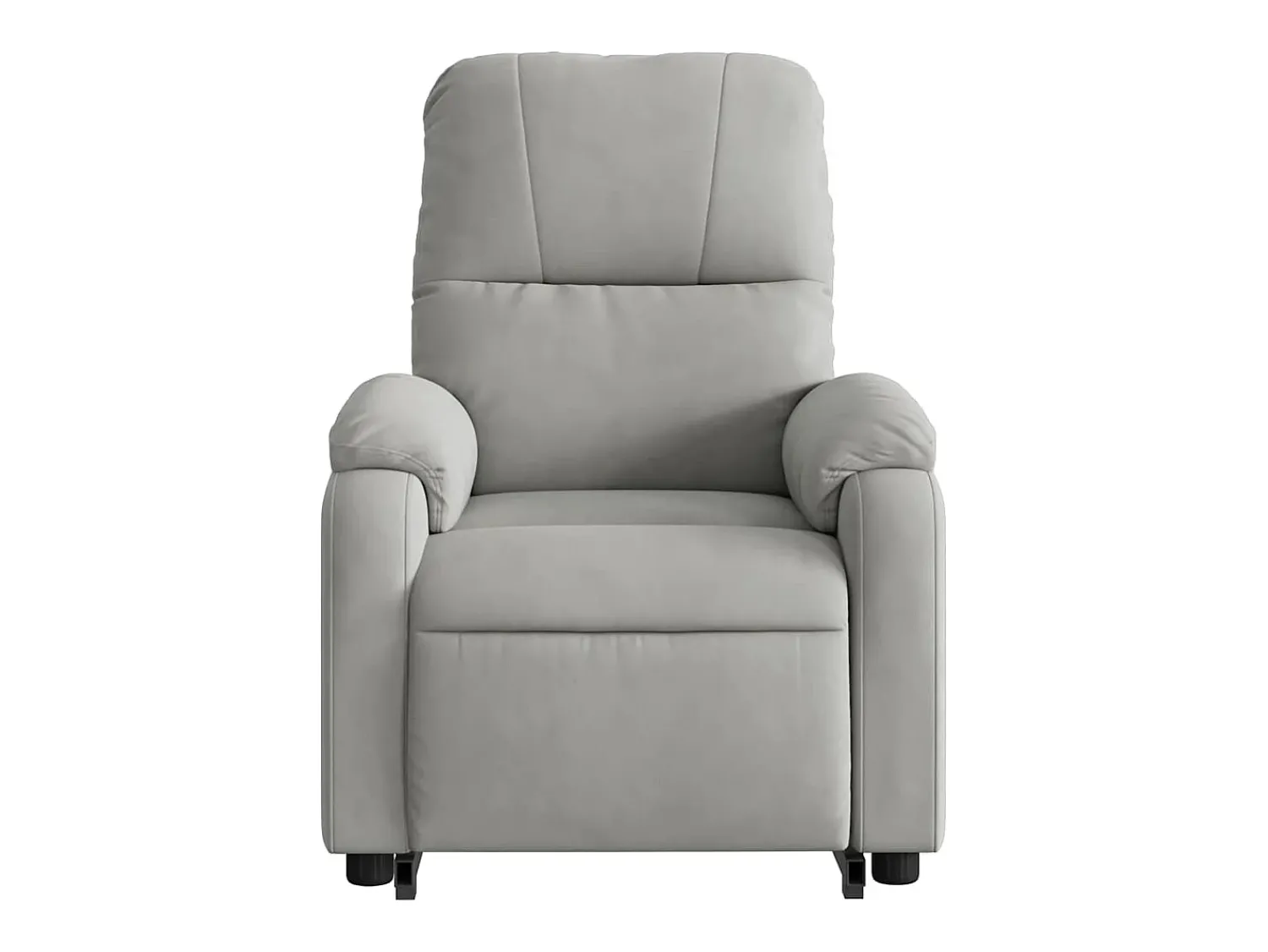 Poltrona* Poltrona Confortável | Poltrona reclinável elevatória elétrica microfibra cinza-claro SHL95356 Cinzento
