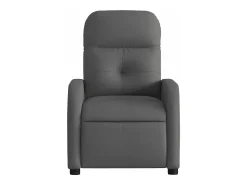 Clearance Poltrona Confortável | Poltrona reclinável elétrica tecido cinzento-escuro SHL636062 Cinza antracite