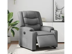 Poltrona Confortável | Poltrona reclinável elétrica couro artificial SHL54257^ Poltrona