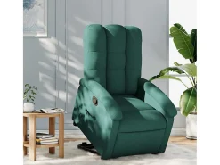 Poltrona* Poltrona Confortável | Poltrona reclinável elevatória tecido verde-escuro SHL813850 Verde pinho
