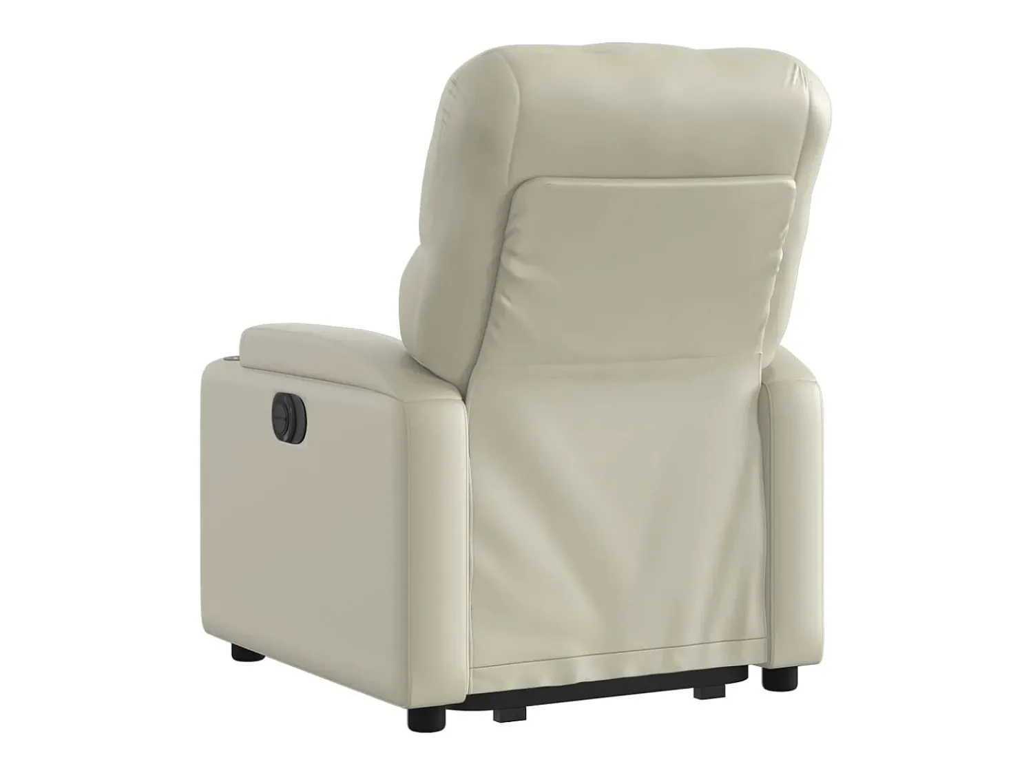 Poltrona* Poltrona Confortável | Poltrona reclinável elevatória couro artificial cor SHL741925 Creme