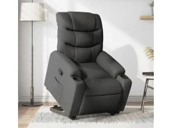 Poltrona| Poltrona Confortável | Poltrona reclinável elevatória tecido cinzento-escuro SHL208032 Cinza antracite