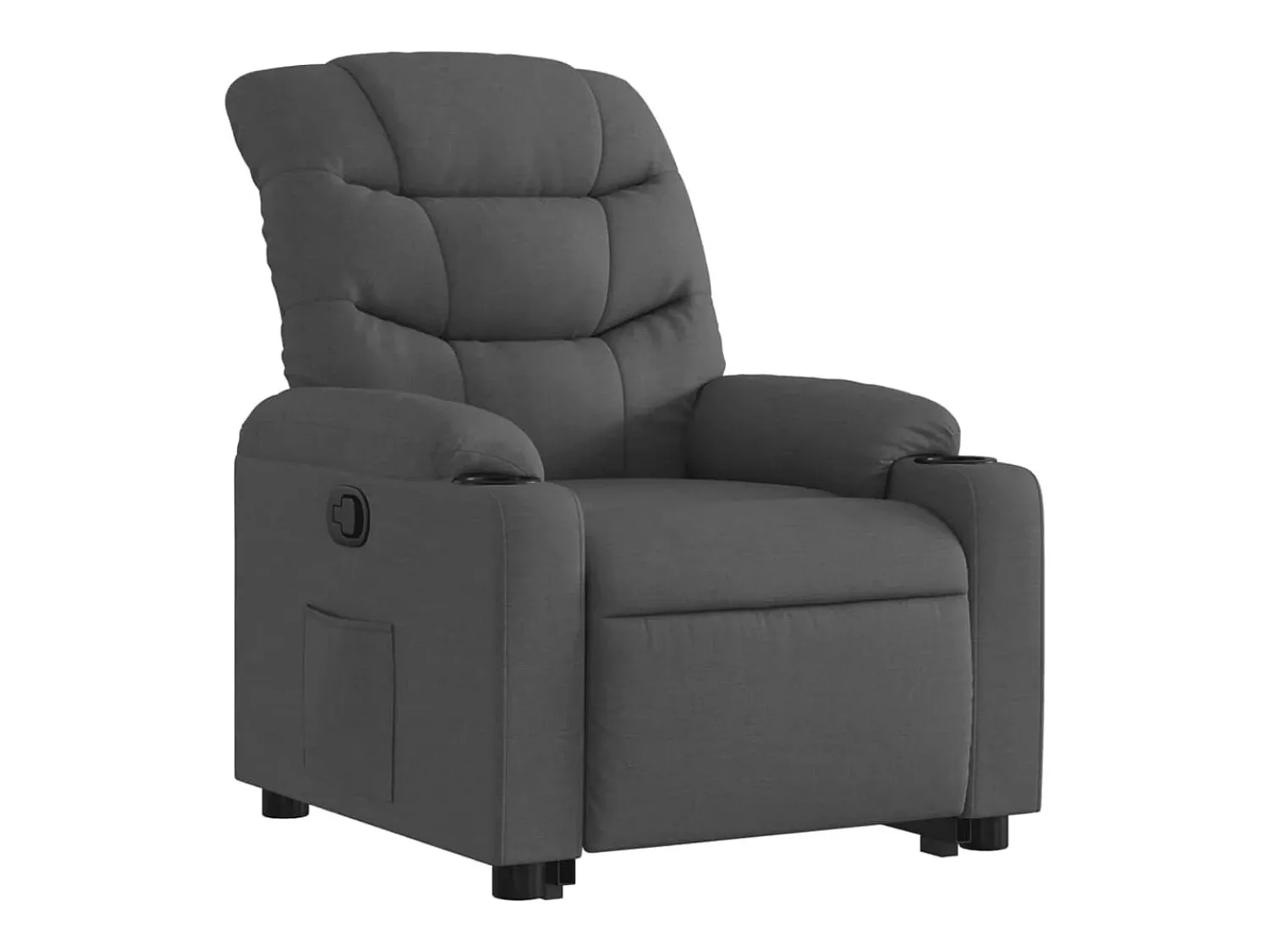 Poltrona| Poltrona Confortável | Poltrona reclinável elevatória tecido cinzento-escuro SHL208032 Cinza antracite