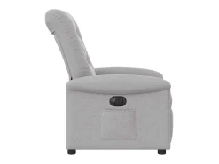 Poltrona| Poltrona Confortável | Poltrona reclinável elétrica tecido -nublado SHL648259 Cinzento