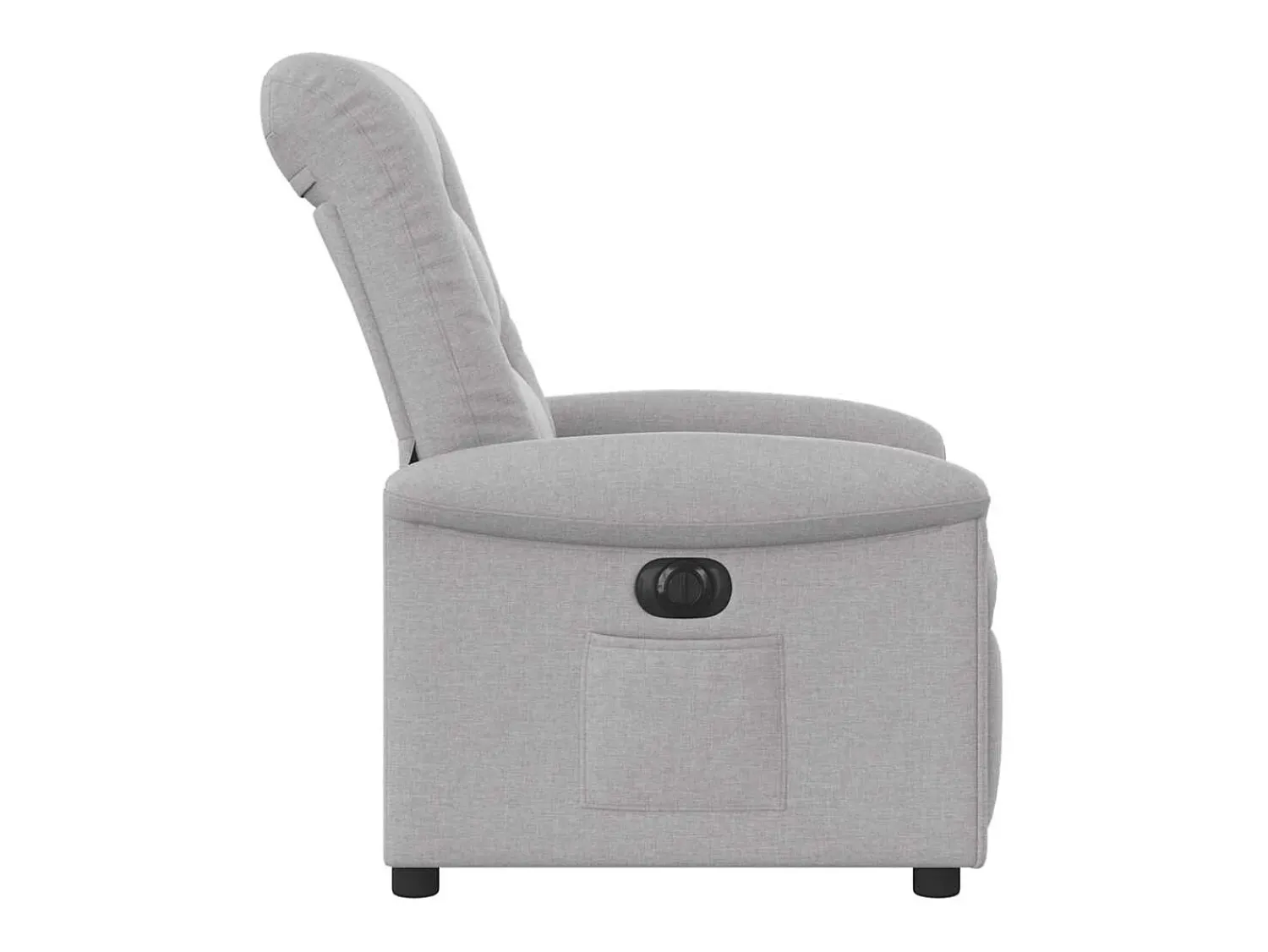 Poltrona| Poltrona Confortável | Poltrona reclinável elétrica tecido -nublado SHL648259 Cinzento