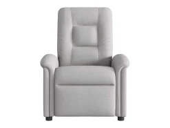 Poltrona| Poltrona Confortável | Poltrona reclinável elétrica tecido -nublado SHL648259 Cinzento
