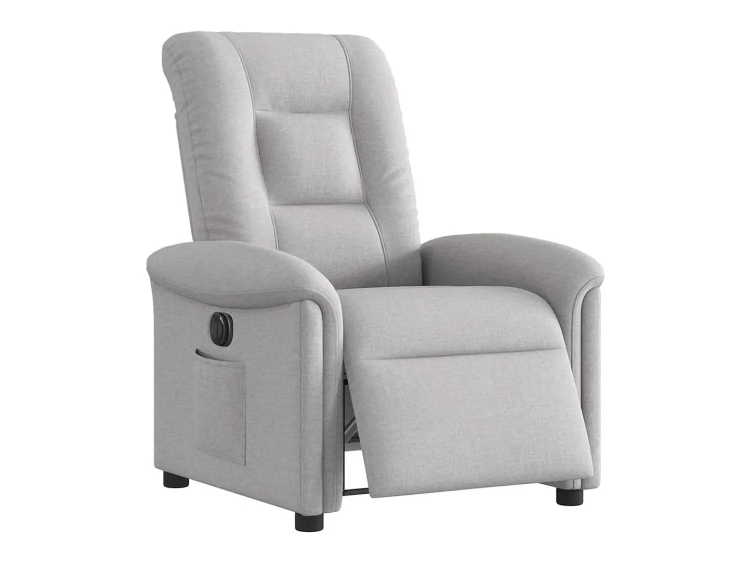Poltrona| Poltrona Confortável | Poltrona reclinável elétrica tecido -nublado SHL648259 Cinzento