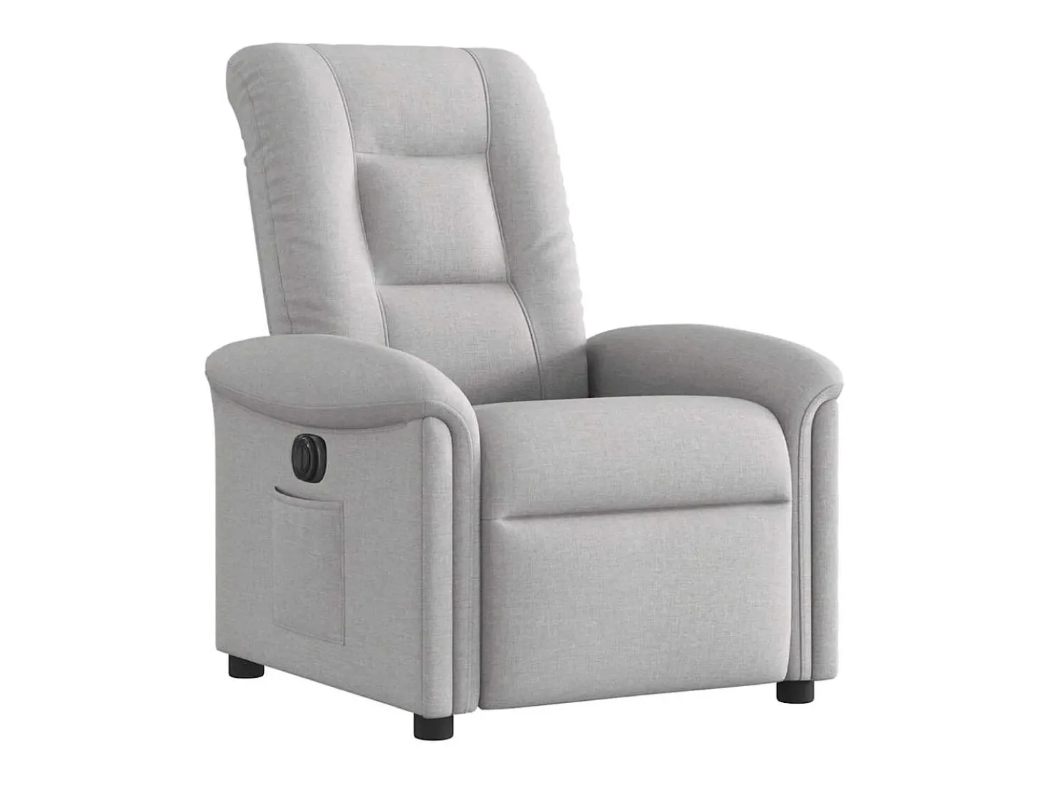Poltrona| Poltrona Confortável | Poltrona reclinável elétrica tecido -nublado SHL648259 Cinzento