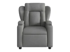 Poltrona* Poltrona Confortável | Poltrona reclinável elétrica tecido cinzento-escuro SHL492003 Cinza antracite