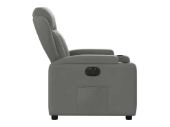 Poltrona* Poltrona Confortável | Poltrona reclinável elétrica tecido cinzento-escuro SHL492003 Cinza antracite