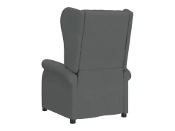 Poltrona| Poltrona Confortável | Poltrona reclinável elétrica tecido cinza-escuro SHL343372 Cinza antracite