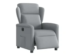 Poltrona| Poltrona Confortável | Poltrona reclinável elétrica tecido -claro SHL975758 Cinzento
