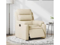 Poltrona Confortável | Poltrona reclinável elétrica tecido cor SHL81493^ Poltrona