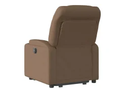 Poltrona| Poltrona Confortável | Poltrona reclinável elevatória tecido SHL581809 Castanho