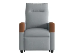 Poltrona| Poltrona Confortável | Poltrona reclinável elevatória tecido -claro SHL681954 Cinzento