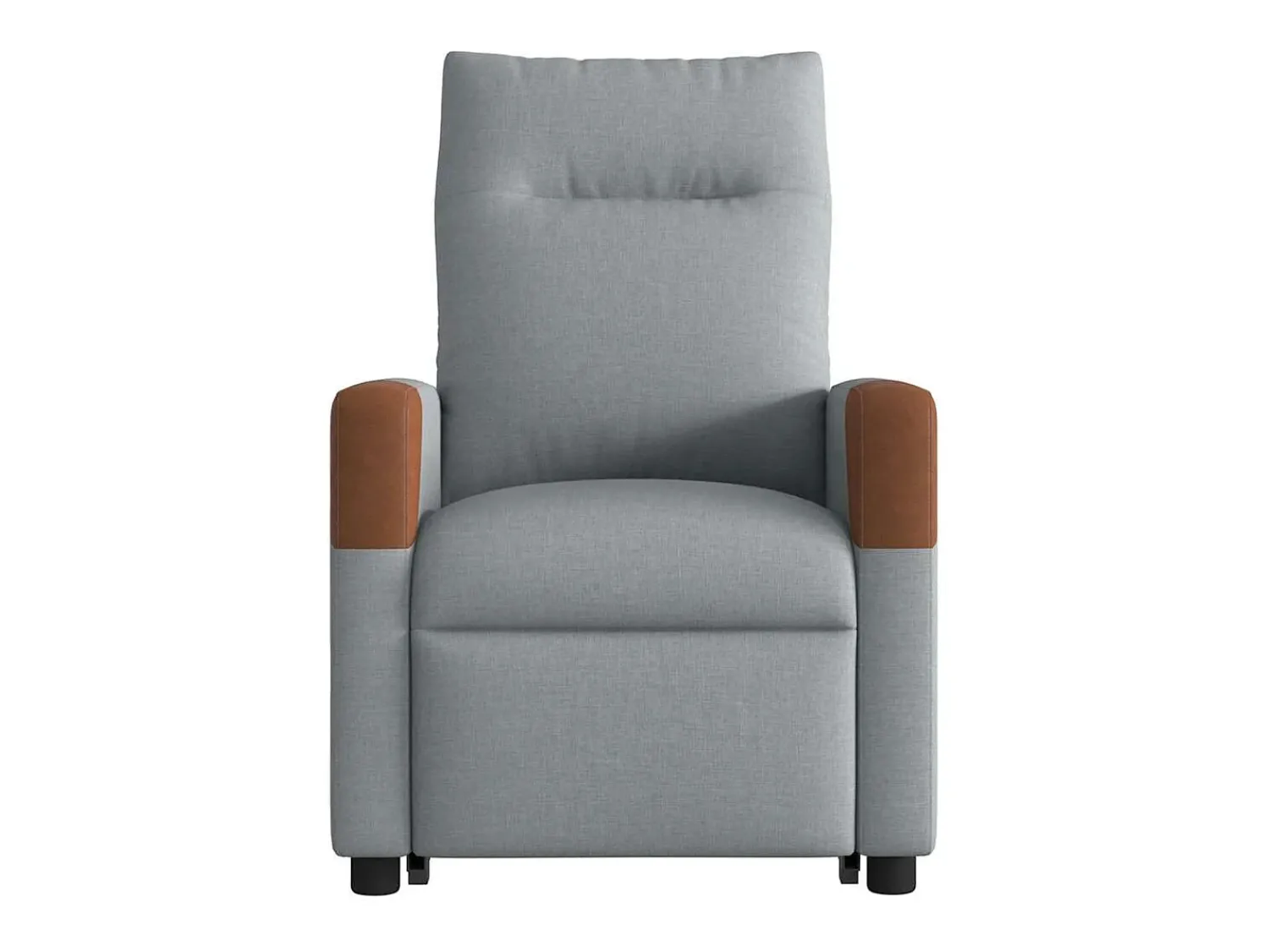 Poltrona| Poltrona Confortável | Poltrona reclinável elevatória tecido -claro SHL681954 Cinzento