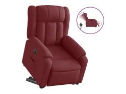 Poltrona Confortável | Poltrona reclinável elevatória elétrica tecido -tinto SHL557619^ Poltrona