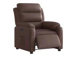 Poltrona Confortável | Poltrona reclinável elétrica couro artificial SHL425040^ Poltrona