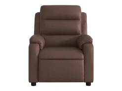 Poltrona Confortável | Poltrona reclinável elétrica couro artificial SHL425040^ Poltrona